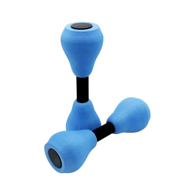 Water Dumbells Aquatic Exercise Pool Fitness Equipment Blue Foam Water Aerobic Exercise Fitness Equipment