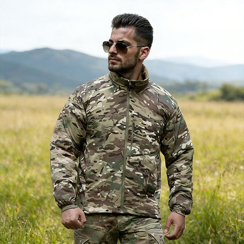 Lightweight Water-Resistant Padded Hooded Tech Jacket for Outdoors, Hiking & Daily Wear
