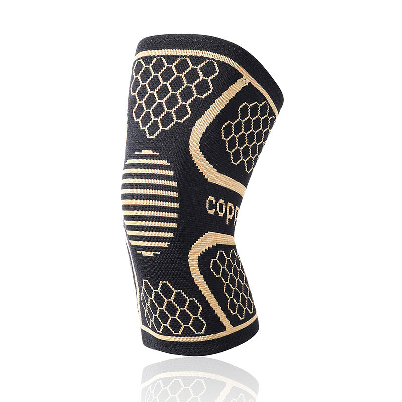 Moisture-wicking Sport Knee Pads with Deodorising Copper Ion Pads