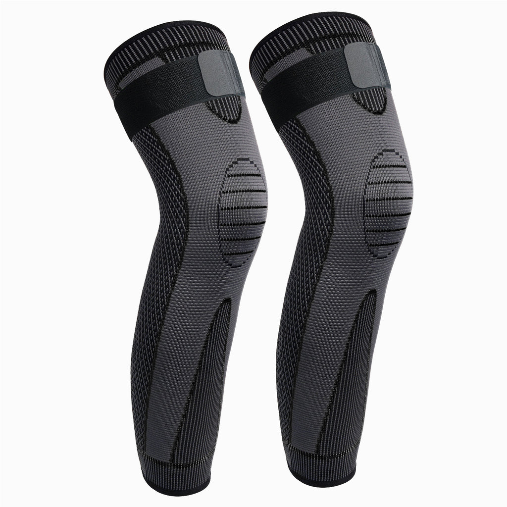 Knitted Strap Compression Exercise Extended Knee Protector