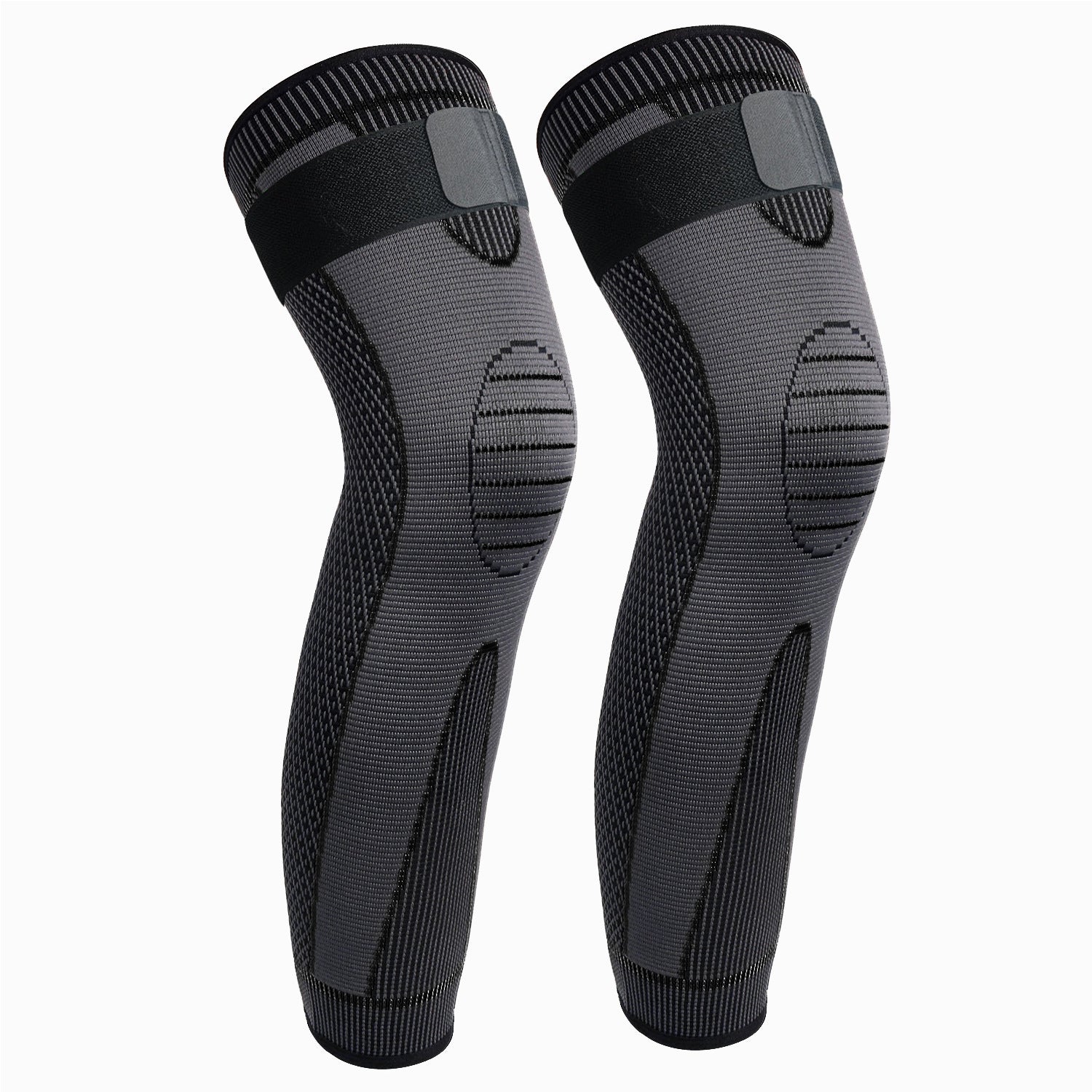 Knitted Strap Compression Exercise Extended Knee Protector