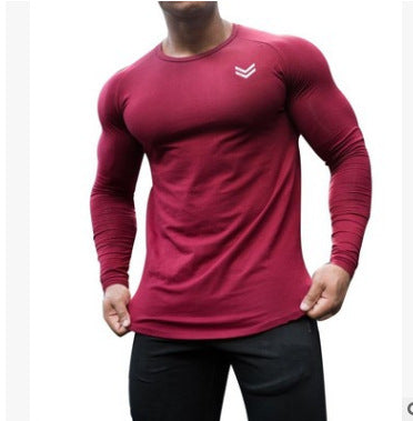 Loose And Quick-Drying Men's Training Long Sleeve T-Shirt