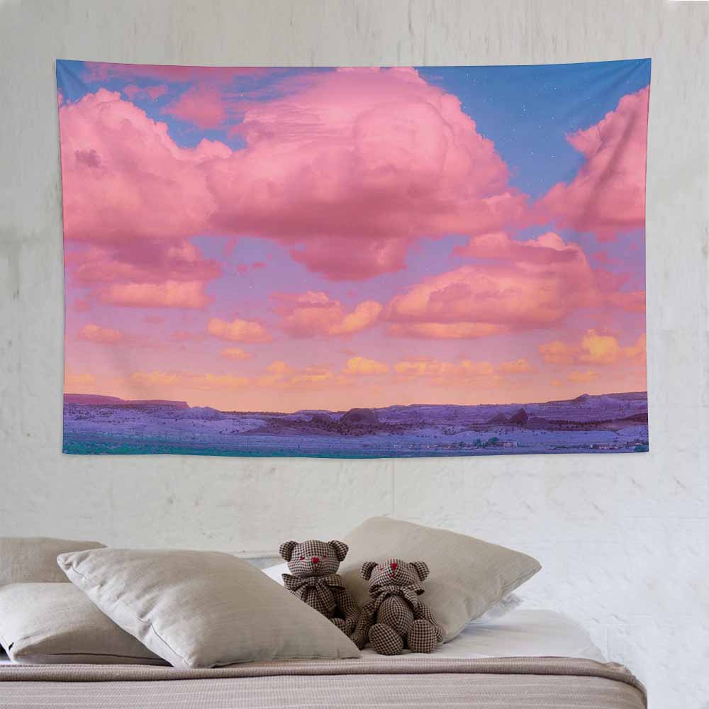 Pink Cloud 80's Retro Dream Wall Tapestry