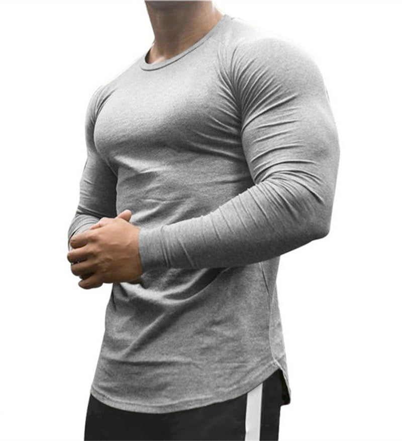 Loose And Quick-Drying Men's Training Long Sleeve T-Shirt