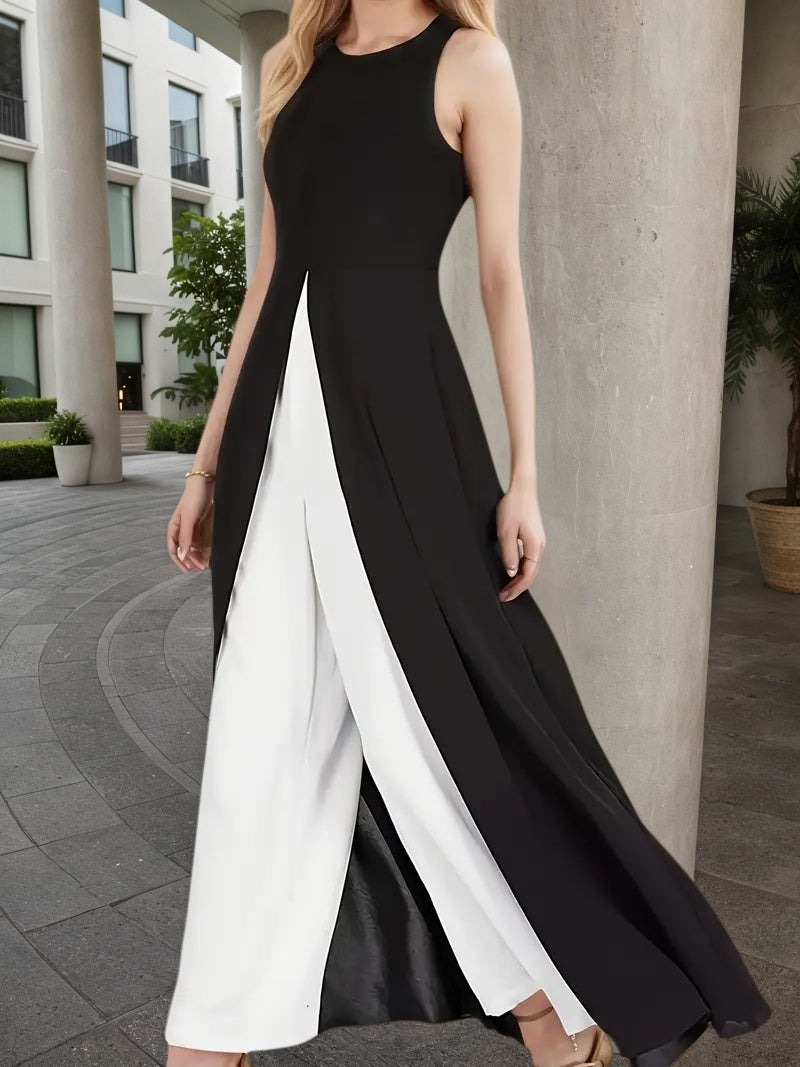 Layered Jumpsuit Dress