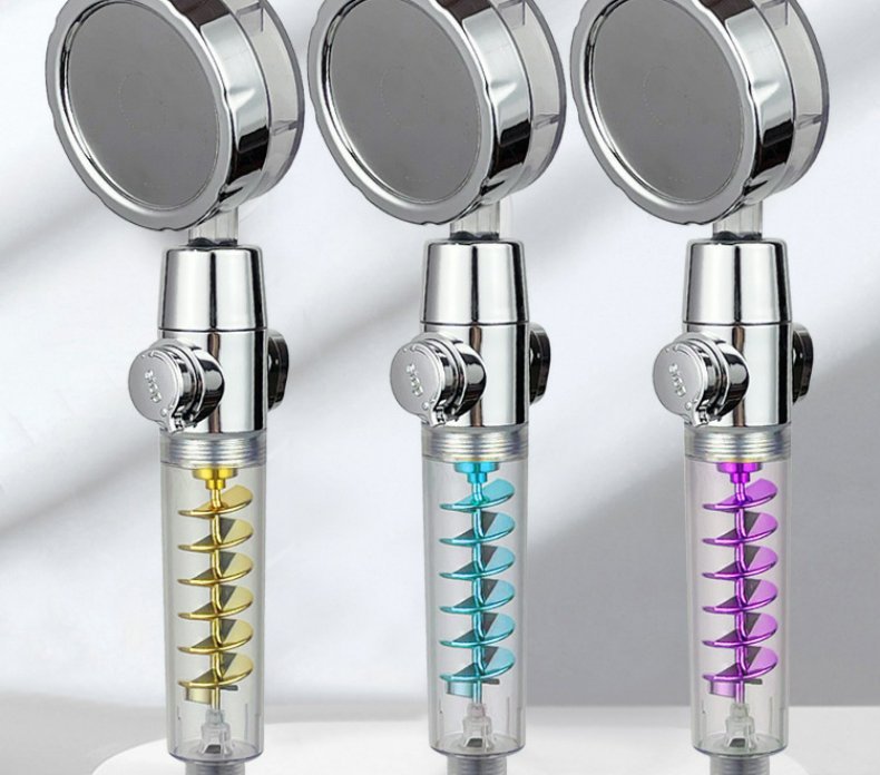 Twin-turbo Pressurised Propeller Multifunctional Fan Shower Shower Head