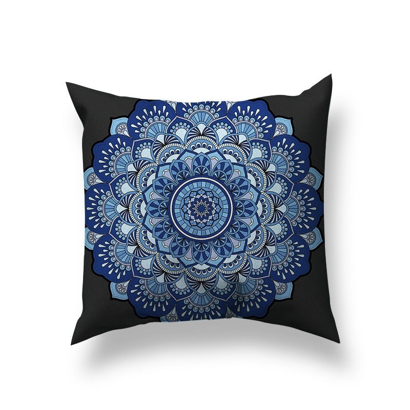 Short Plush Pillowcase Bohemian-Style Short Plush Material Sofa Cushion Cover
