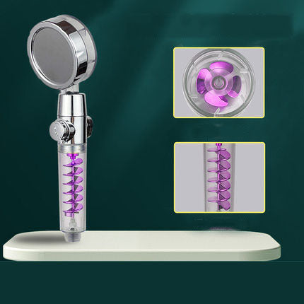 Twin-turbo Pressurised Propeller Multifunctional Fan Shower Shower Head