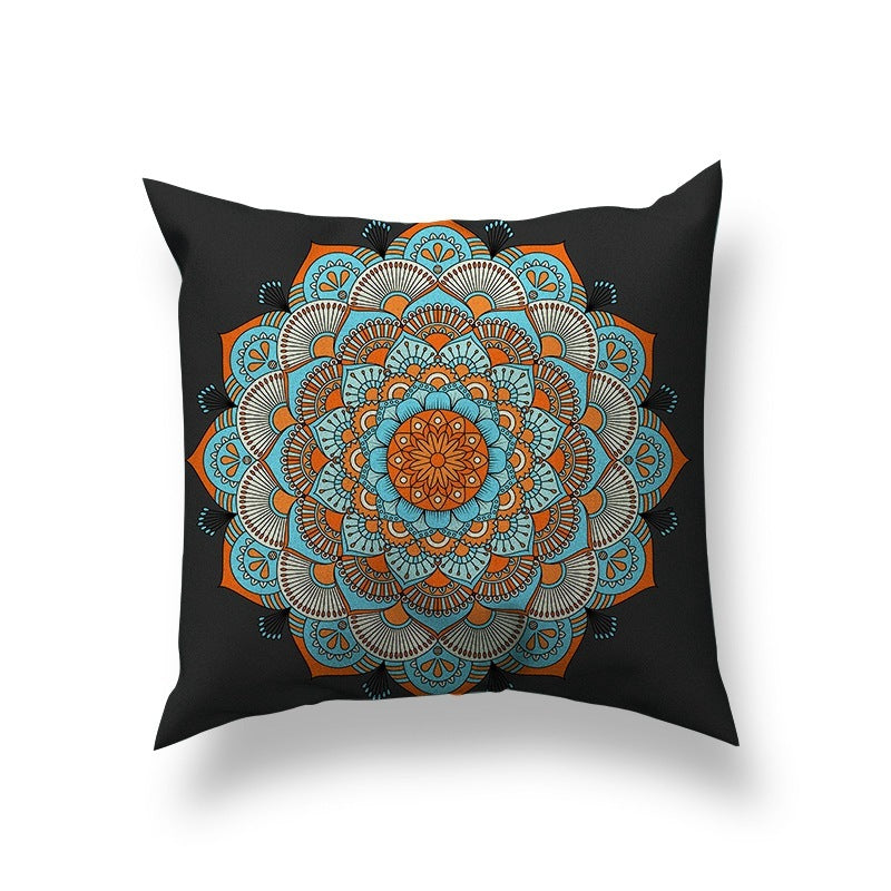 Short Plush Pillowcase Bohemian-Style Short Plush Material Sofa Cushion Cover