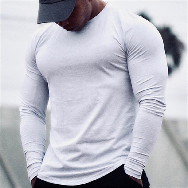 Loose And Quick-Drying Men's Training Long Sleeve T-Shirt