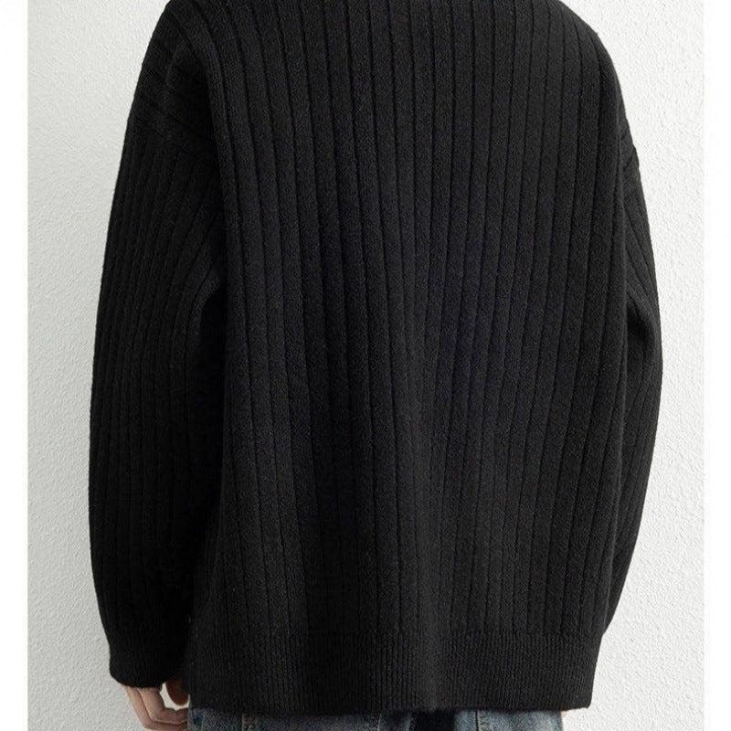 Loose-fit Knitted 1/4 Zip